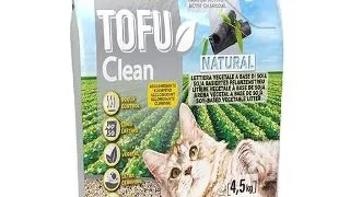 Asternut igienic pentru pisici Croci Tofu Clean, Vegetal, Carbon activ, 4.5kg, 10L