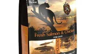 Hrana uscata pentru pisici Ambrosia Steril, Somon proaspat si pui, hipoalergenic, fara cereale, 1.5kg