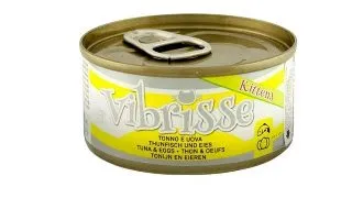 Hrana umeda pentru pisici Croci Vibrisse Kittens, ton si oua, 70g