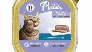 Hrana umeda pentru pisici Plaisir, Cod, 100g