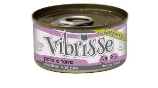 Hrana umeda pentru pisici Croci Vibrisse Kitten, pui si ton, 24 x 70g