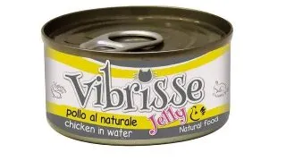 Hrana umeda pentru pisici Croci Vibrisse Natural, Pui in aspic, 24 x 70g
