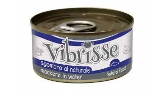 Hrana umeda pentru pisici Croci Vibrisse Natural, Macrou, 24 x 70g