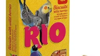 Biscuiti cu fructe de padure pentru toate speciile de pasari, Rio, 5 x 7g