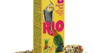 Batoane cu fructe tropicale pentru perusi Rio, 2 x 75g