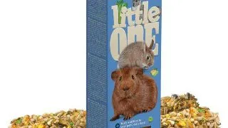 Gustare cu legume pentru rozatoare Little One, 2 x 60g