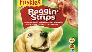 Recompense pentru caini Purina Friskies Beggin Strips, Vita, 120g