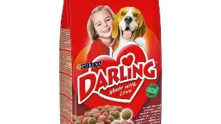 Hrana uscata pentru caini Purina Darling Adult, Vita, pui si legume, 15kg