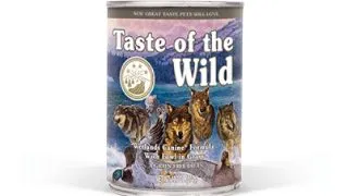 Hrana umeda pentru caini Taste Of The Wild Wetlands, Rata, 390g