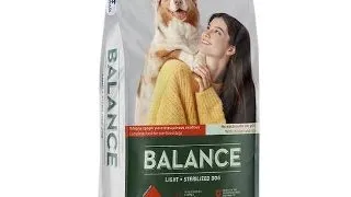 Hrana uscata pentru caini Kibbus Balance Light Sterilized, Pui si orez, 15 kg