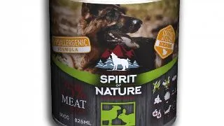 Hrana umeda pentru caini Spirit of Nature, Miel si iepure, Hipoalergenic, 800g