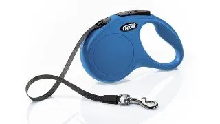 Lesa retractabila pentru caini Flexi Classic, XS, 3m, cu banda, albastru