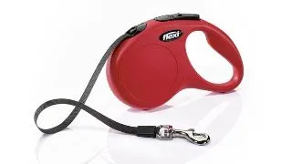 Lesa retractabila pentru caini Flexi Classic, XS, 3m, cu banda, rosu
