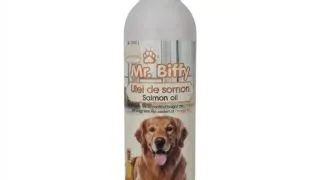 Ulei de somon pentru caini si pisici Mr. Biffy, 1000 ml