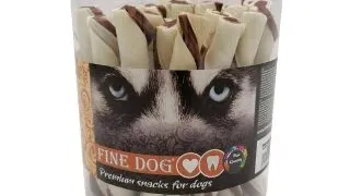 Recompense pentru caini Fine Dog, Pui, 35 bucati, 12 cm