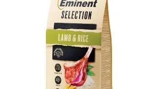 Hrana uscata pentru caini Eminent Selection Sensitive Adult, Miel si orez, Gluten free, 27 16, 12kg