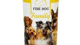 Hrana umeda pentru caini Fine Dog Family, cu Pasare, 1240g