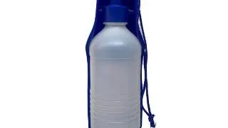 Sticla portabila pentru caini Tatrapet, 20.8 x 5.5 x 5.5 cm, 250ml