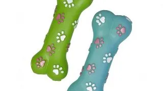 Jucarie pentru caini DOG TOY, Os Vinyl, 18.5 x 7.5 cm