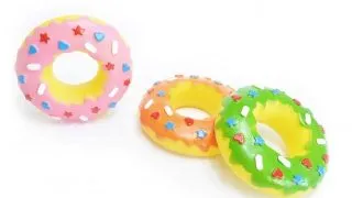 Jucarie pentru caini DOG TOY, Gogoasa, 10.3 cm