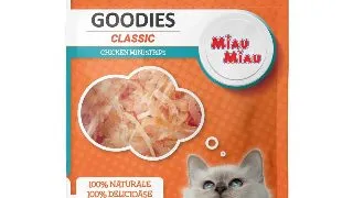 Recompense Pisici MIAU MIAU GOODIES Classic Chicken Mini Strip 50g 50g