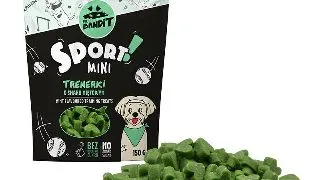 Recompense pentru caini Mr. Bandit SPORT MINI, menta 150g
