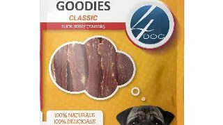 Recompense Caini 4DOG GOODIES Classic Duck Jerky Tenders 100g 100g
