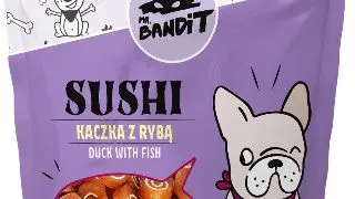 Recompense pentru caini Mr. Bandit SUSHI, rata si peste 80g