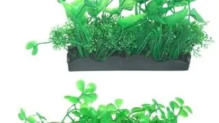 Planta artificiala acvariu cu talpa dreptunghiulara