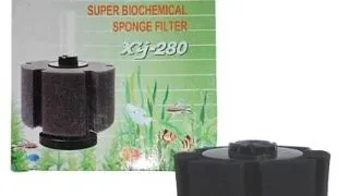Filtru pentru acvariu de burete cu talpa XY-280