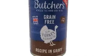 Hrana umeda pentru caini Butcher s, Curcan si legume in sos, 400g
