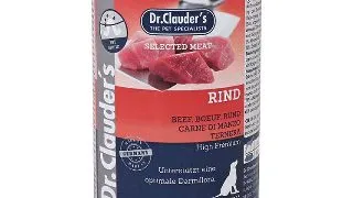 Hrana umeda pentru caini, Dr. Clauder`s Dog Selected MEAT - VITA 400g