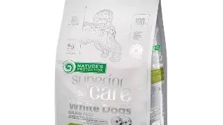Hrana uscata fara cereale caini juniori NATURES PROTECTION Superior Care White Dogs Junior, Peste Alb 1.5kg 1.5kg