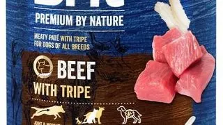 Hrana umeda pentru caini Brit Premium, Beef With Tripes 800g