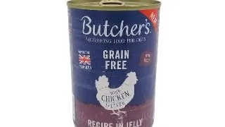 Hrana umeda pentru caini Butcher s, Pui in jeleu, 400g