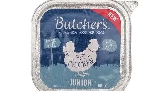 Hrana umeda pentru caini Butcher, s Junior, Pui, 150g