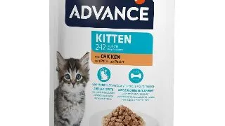 Hrana umeda pisici Advance Kitten, cu Pui, plic 85g