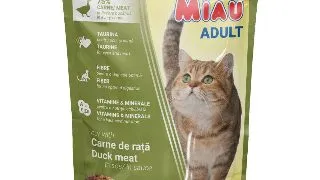 Hrana umeda pentru pisici Miau-Miau, Rata in sos, plic 100g 100g