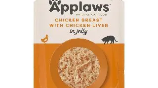 APPLAWS, Piept Pui si Ficat, plic hrana umeda pisici, , 70g 70g
