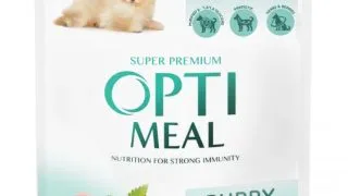 Optimeal Caine Plic Puppy Curcan/Morcov 100 g