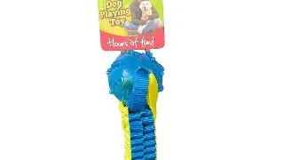 PAIATZE DOG FLOATING WEBBING TPR DUMBELL 22 CM