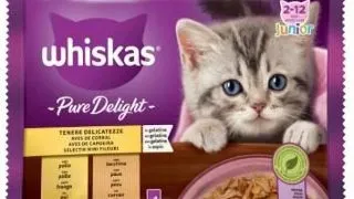 Whiskas Pure delight junior pui/curcan in aspic 4x85g