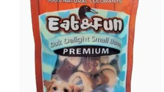 Eat&amp;Fun Recompense Caini Duck Delights Small Bones 105 g
