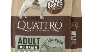 Quattro Dog Small Breed No Grain Adult Miel 7 Kg