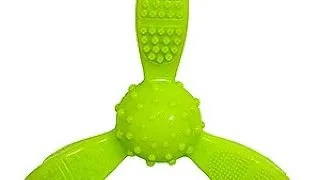 Jucarie pentru caini Pet Expert, elice, 13.5 x 15.5 x 4.7 cm, verde