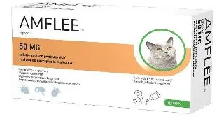 AmFlee Pipeta Pisica 50 Mg