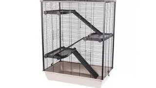 INTERZOO Diego + PL Cusca 3 etaje pentru rozatoare 78 cm bej deschis
