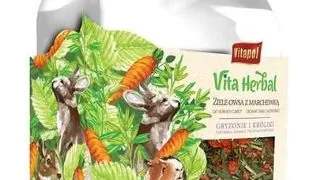 VITAPOL Vita Herbal Hrana suplimentara pentru rozatoare si iepuri, ovaz si morcov 150 g