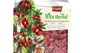 VITAPOL Smakers Vitaherbal gustari pentru rozatoare si iepuri, cu merisoare 30g