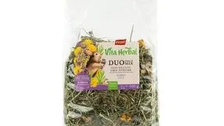 VITAPOL Vita Herbal Duo Snack hrana complementara pentru iepuri 500 g fan cu  plante